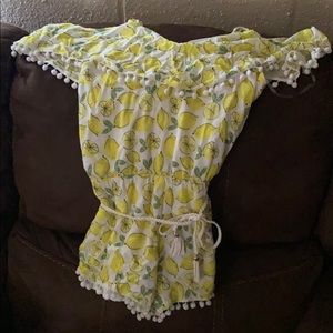 Lemon dress for girls
